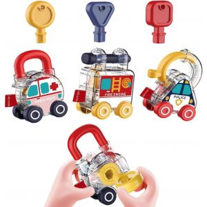 ChenQuanSarl-Clés Et Serrures Jeux Enfants,Voiture Jouets Montessori 2 3 4 5 Ans Bébés Educatif Précoce Sensoriel Forme Match Jouet Éducatif De Motricité Fine Jeux Cadeau Pour Garçons Fille - Neuf