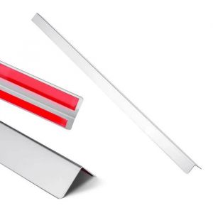 Lot De 10 Protections D'angle Murales En Acier Inoxydable 38 X 38 X 1217 Mm-Duoku-Angle &Agrave; 90&deg; Avec Ruban Adh&eacute;sif-Prot&eacute;ger Les Murs - Neuf