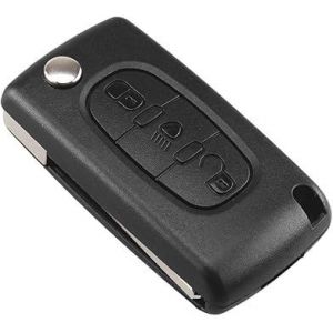 Étui de clé télécommande pliable à 3 boutons pour Citroën C1 C2 C3 C4 C5 C6 C8 Dispatch C-Quatre C-Triomphe Xrasa Picasso Berlingo Peugeot 207 307 407, clé de rechange CE0523 HU83 - Neuf
