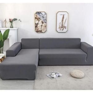Housse de Canapé de Protection 3 +2 Places en L d'Angle en Polyester pour meubles de maison - Neuf