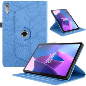 Coque pour Lenovo Tab P11 (2nd Gen) 2022 11.5 Pouces, Etui Premium Cuir PU Rotatif &iquest;&iquest; 360 Degr&iquest;&iquest;s Antichoc Flip Case Cover Fonction Support Housse pour Lenovo Tab P11 2nd Gen - Bleu - Neuf