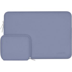 Case for 15 Inch Laptop, Compatible with MacBook Air 15 Inches M4 A3241 M3 A3114 M2 A2941 (2025-2023), Dell XPS 15, Laptop Sleeve Neoprene Bag with Small Pouch, Lavender Grey - Neuf