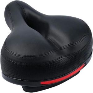 Inf Selle De V&eacute;lo Large Et Amortissante Noir - Neuf