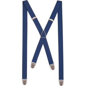 Cauc-Bretelles Homme Fines Made In France - Elastique Solide & 4 Pinces Ultra Fortes En X - Bretelles 2,5cm De Large Taille Ajustable Garantie &Agrave; Vie - Neuf