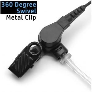 Oreillette Casque &Eacute;couteur pour Motorola Radio PRO5150 Elite GP344 EX500 EX600XLS GP388 GP328plus EX600 Gp328plus Gp329plus PTX800plus Talkie Walkie Air Tube Mic PTT - Neuf