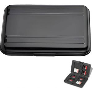 PIAL-Étui De Rangement Pour Cartes Mémoire Sd-Étanche-Pour 8 Cartes Sd Et 8 Cartes Tf-Protection Des Données Contre Les Dommages-Sac De Transport Pour Cartes Sd-Micro Sd - Neuf
