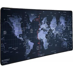 Dituk Grand Tapis De Souris De Jeu, Taille 70 X 30 Cm, &Eacute;paisseur 3 Mm, Textur&eacute; De Qualit&eacute; Sup&eacute;rieure, Antid&eacute;rapant Et Imperm&eacute;able, Avec Bords Cousus Pour Jeux, Bureau Et Maison 70 X 30 Cm - Neuf