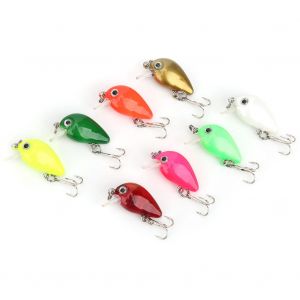Lot De 8 Mini Leurres De Peche Artificiels Realistes En Abs - Neuf