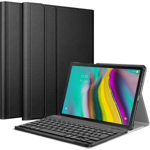 Clavier Pour Samsung Galaxy Tab S5E 10.5 Pouces 2019 (Sm-T720 / Sm-T725) - [Azerty Fran&ccedil;ais] Clavier Bluetooth Sans Fil D&eacute;tachable Housse Multipositions Etui De Protection, Noir - Neuf
