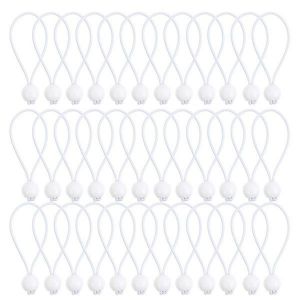 40 Tendeurs À Boule Robustes - 40 Sangles En Caoutchouc Durables Pour Tentes, Bâches, Auvents Et Utilisation En Extérieur - Neuf