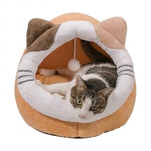 Chat Lits Pour Chats D'intérieur Amovible Lavable Semelle Coussin Caverne De Chat Maison De Tente Pour Les Chatons Et Les Petits Chiens, Confortable Et Doux - Neuf