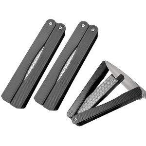Aff&ucirc;teur De Couteaux Diamant&eacute; Double Face Pliable, Grain 400/600 - Neuf