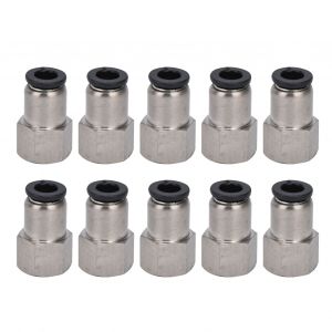 XYONG Raccord pneumatique droit femelle, raccord rapide pneumatique droit, connecteur de conduite d'air 4-M5 - Neuf