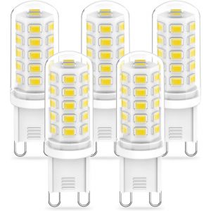 Kalanka-Ampoules G9 Led 3w &Eacute;quivalent 33w 40w 50w G9 Halog&egrave;ne Lampe, Blanc Naturel 4000k, 320lm, 360 Degr&eacute;s, Sans Scintillement, Cri 83+, Ac/Dc 220-240v, Non Dimmable, Paquet De 5 - Neuf