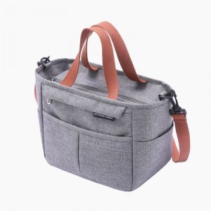 Boîte à lunch grise, sac à lunch isotherme, mini sac à lunch isotherme étanche, sac à lunch isotherme portable, sac à lunch - Neuf