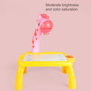 Projecteur D'art Jouet Recyclable Capacit&eacute; Pratique Enfants Jouets D'apprentissage Dessin &Eacute;ducatif Projecteur De Jeu Jouet Pour Kids_Yellow - Neuf