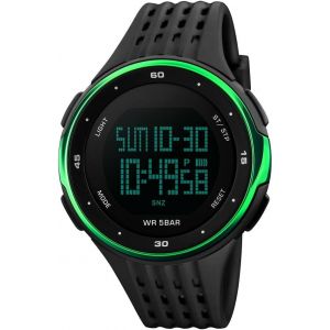 Eryi-Digitale Sport Montres Bracelet De Mixte 50m Étanche Multifonctionnel Led Temps Double Outdoor Militaires Digital Sport Plastique Montre Et Caoutchouc Ruban - Neuf