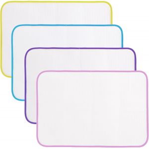 MEVRONISSHOP-Lot de 4 housses de repassage en maille filet pour fer &agrave; repasser &agrave; vapeur, coussin de repassage en maille, tapis de repassage pour table, tapis de repassage en tissu maille, rembourrage - Neuf