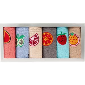 Eryi-Lot De 4 Ou 6 Torchons De Cuisine Premium U2013 Essuie-Tout Absorbants En Coton Et Microfibre U2013 Chiffons De Cuisine Haute Qualité U2013 Fabriqués Au Portugal - Neuf