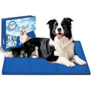 Tapis Rafraichissant Chien Large 90x50cm - Coussin Auto - Gel Non Toxique, Surface Résistante Aux Rayures Durable, Tapis Rafraichissant Chat Caisses Et Lits Pour Les Chaudes Journées D'étél - Neuf