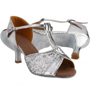 Chaussures De Danse Latine A Talons Pour Femmes, Chaussures De Danse A Paillettes, Pour Salle De Bal, Salsa, Tango, Fete, Pointure 39 - Neuf