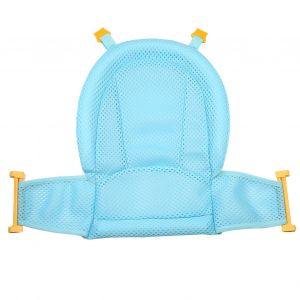 Filet De Bain Antiderapant Pour Bebe, 1 Piece, Hamac, Support De Baignoire Pour Nouveau-Ne, Pour La Douche Des Tout-Petits (Bleu) - Neuf