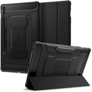 Rugged Armor Pro Coque Compatible Avec Samsung Galaxy Tab S9 Fe+ (2023) - Noir - Neuf