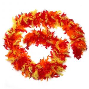 Les Femmes De La Soie Foulard Cheveux, Color&eacute;s, Chandelle, De Plumes, De L'artisanat, La Danse, Mariage, F&ecirc;te, Halloween, Costume, Orange - Neuf