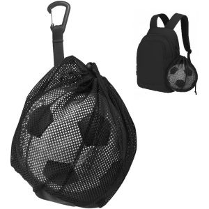 Acdsgd-Sac De Balle, Sac De Balle Unique, Sac De Filet De Balle De 25,5 X 30,5 Cm Pour Sac &Agrave; Dos Sac De Rangement De Balle Avec Clip De Boucle De Cordon Pour Transporter Le Filet De Basket-Ball De Foo - Neuf