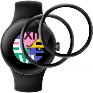 Kal-Lot De 2 Films De Protection D'écran En Verre Blindé Pour Google Pixel Watch 3/2/1 41 Mm - Sans Rayures - Film De Protection D'écran Pour Google Pixel Watch 41 Mm - Neuf