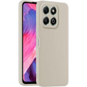 Kal-Coque De Téléphone En Silicone Colorée, Adaptée À Honor X6b (6.56"") - Blanc Antique - Neuf