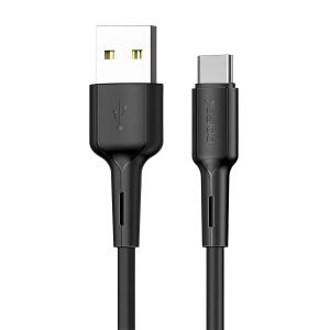 CLOUDDS-Cable Usb C,Chargeur Usb Vers Usb C En Pvc Extra Résistant,Longueur 1M,Transfert De Données 480 Mbps,Charge Rapide 2.4A Pour Samsung Galaxy S22/S21/S20,Iphone 15/15 Pro,Xiaomi (Noir) - Neuf
