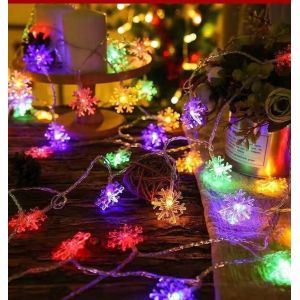 Fonctionnant Sur Batterie, Les Lumières De Noël, 5m, 50 Led (Multicolore), Avec Télécommande, Imperméable À L'eau, De La Piscine Intérieure/Extérieure, De La Salle De Réception, Balcon, Bricolage, Décoration - Neuf