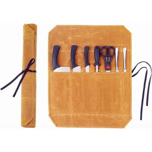 Ytfhg-Rouleau De Couteaux En Toile Cirée Très Résistant, Doux Et Durable 453,6 G, Kaki, Organiseur De Sac - Neuf