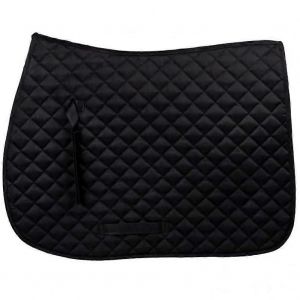 Coussin De Selle Absorbant Et Respirant Pour L'equitation En Ecurie Et La Protection De La Colonne Vertebrale, Accessoire Pour Sports Equestres, Noir - Neuf