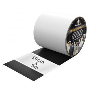 MEVRONISSHOP-Ruban Butyle EPDM &Eacute;tanch&eacute;it&eacute; &iquest; Scotch anti fuite autocollant 10cm x 5m &iquest; Adh&egrave;re sur PVC, Bois, M&eacute;tal, B&eacute;ton &iquest; Bande Adh&eacute;sive &Eacute;tanche Ext&eacute;rieur pour R&eacute;parations - Neuf