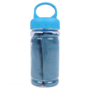Serviette Rafraichissante D'ete Pour Course A Pied, Yoga, Respirante (Bleu Ciel) - Neuf