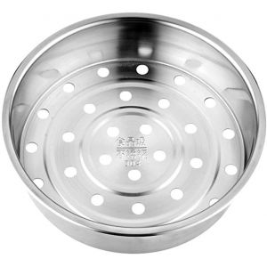 JEXNOVASHOP-Panier vapeur en acier inoxydable 304, panier vapeur 20/21,1/22,5 cm pour cuiseur &agrave; riz (20 cm) - Neuf