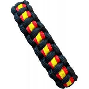 Eryi-Bracelet Drapeau De L'espagne Pour Homme Et Femme. Bracelet En Corde Tressée. Bracelet En Cuir Et Tissu Espagnol Avec Fermoir. - Neuf