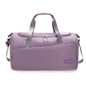 Sac de sport violet r&eacute;sistant &agrave; l'eau avec compartiment &agrave; chaussures pour les voyages et la salle de sport - Neuf