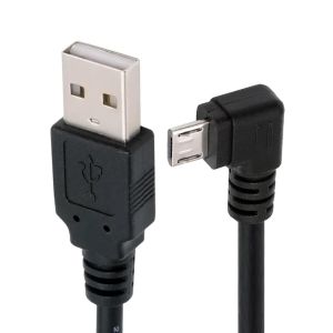 Câble D'Extension De Charge Câble Coudé À Gauche À 90 Degrés Micro Usb 5 Broches Vers Usb 2.0 Type-A Câble De Charge De Données Pour Téléphone Tablette Appareil Photo (20 Cm)[CAB9162305] - Neuf