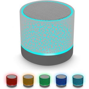 Haut-parleur Bluetooth portable avec radiateur de basses personnalis&eacute;, design simple, mini haut-parleur parfait pour la chambre, le v&eacute;lo, la voiture - Neuf