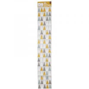 Sticker Carrelage Adh&eacute;sif D&eacute;coratif, 4 Pi&egrave;ces, 15 Cm X 15 Cm, Autocollant, Formes Triangulaires Scandinaves. - Neuf