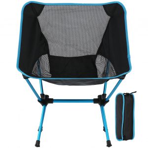 Chaise Pliante Ultralegere Et Portable Pour L'exterieur, Siege De Peche Avec Dossier Pour Camping Et Barbecue - Neuf