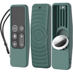 Étui Pour Apple Tv 4K Hd Siri Remote 3E Génération (2022) / Apple Tv Siri Remote 2E Génération (2021) Léger, Mince, Silicone Sans Rayures, Absorption Chocs, Accès Complet À Toutes Fonctions - Neuf