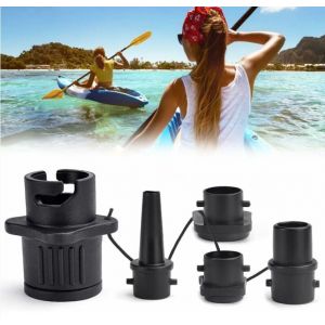 Adaptateur De Pompe Sup Pour Bateau Gonflable, Pompe À Air Kite/Boston Et Convertisseur De Valve, Pompe À Air Conventionnelle Standard, Adaptateur De Valve D'air Multifonction, Fixation De Plaque Ray - Neuf
