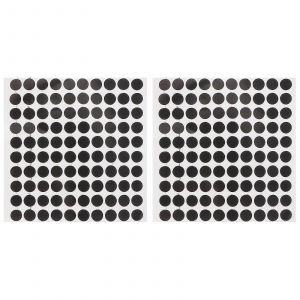 2 Feuilles Table De Billard Point Noir Table De Billard Marqueur Point Billard Marquage Autocollants Pour Utilisation Club-Yvan - Neuf