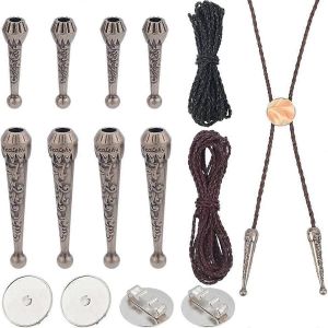 Bolo Cravate 5 Yards Bolo Cravate Cordons Bolo Pointes Embouts De Remplacement Embouts Boucle Mode Trouver Pour Faire En - Neuf