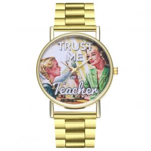 Montre-Bracelet Zhoulianfa Pour Homme, Decontractee, Avec Cadran Rond Et Bracelet En Acier, Bijou A Offrir - Neuf