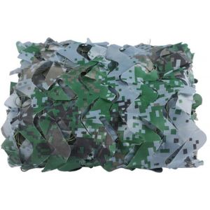 Filet de Camouflage Forêt Camo Net Filet de Camouflage pour Chasse Camping Filet de Ombrage Protection Solaire Parasol Décoration Aveugle Couverture Voiture.[B285] - Neuf